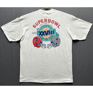 VTG Buffalo Bills Dallas Cowboys Shirt‎ Mens XL Super Bowl 1994 Football Tee